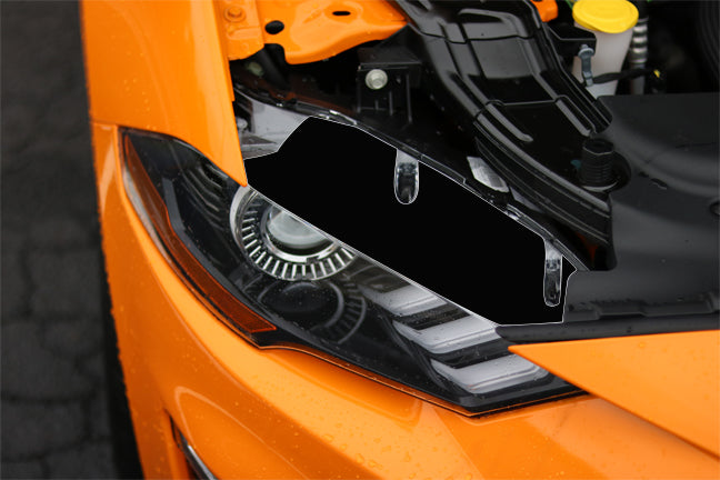 Headlight Top Vinyl Black Out Panels (2018-2023 Mustang)