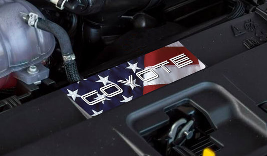 Aluminum Radiator Plate [S19] Coyote Flag S2 (2018-2023 Mustang)