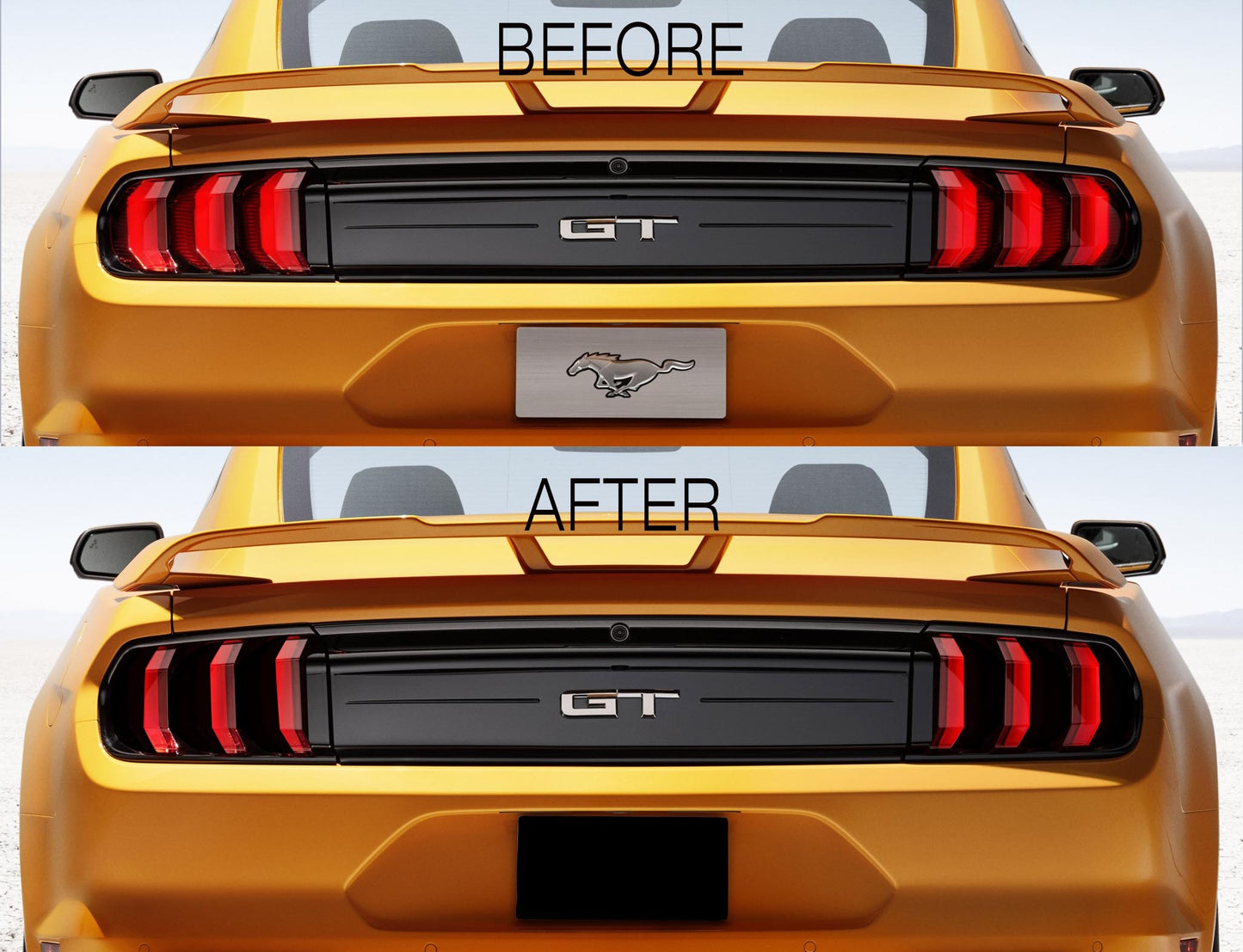 Tail Light Lens Vinyl Black Out Panels (2018-2023 Mustang)