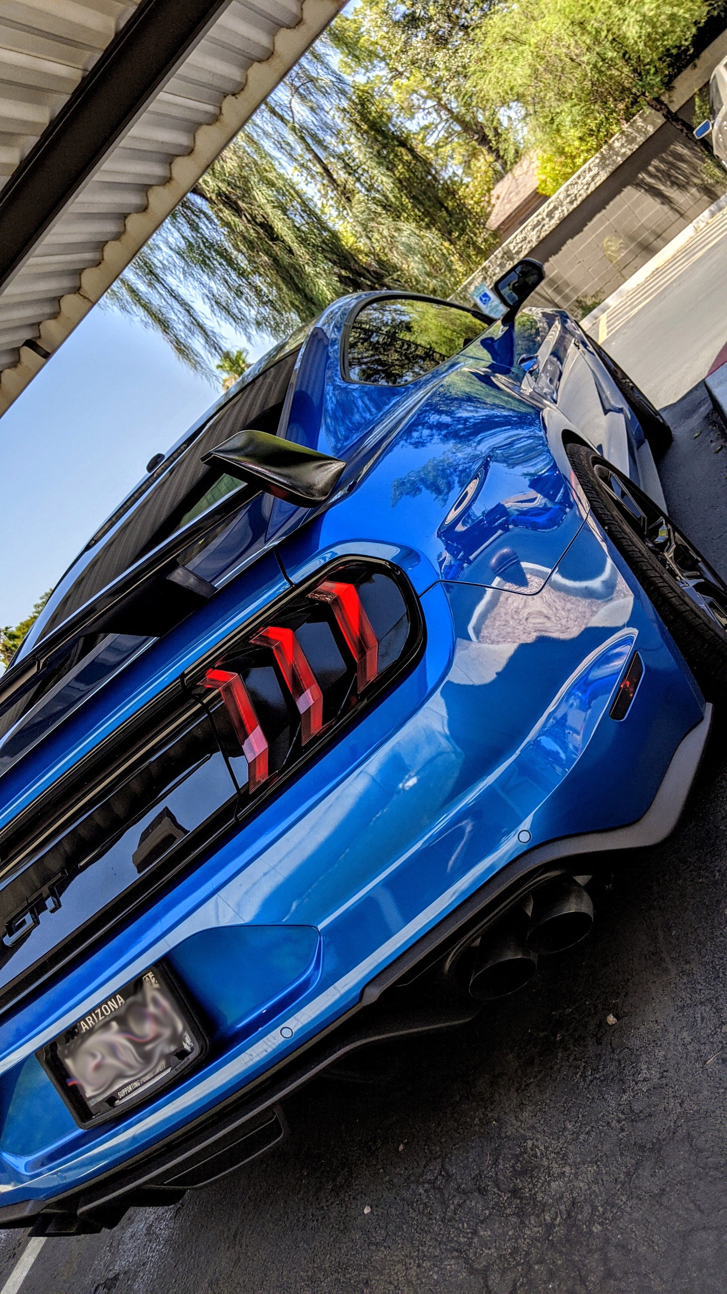 Tail Light Lens Vinyl Black Out Panels (2018-2023 Mustang)