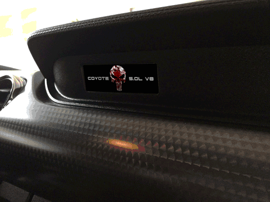 Aluminum Dash Plate [S15] Punisher Blood (2015-2017 Mustang)