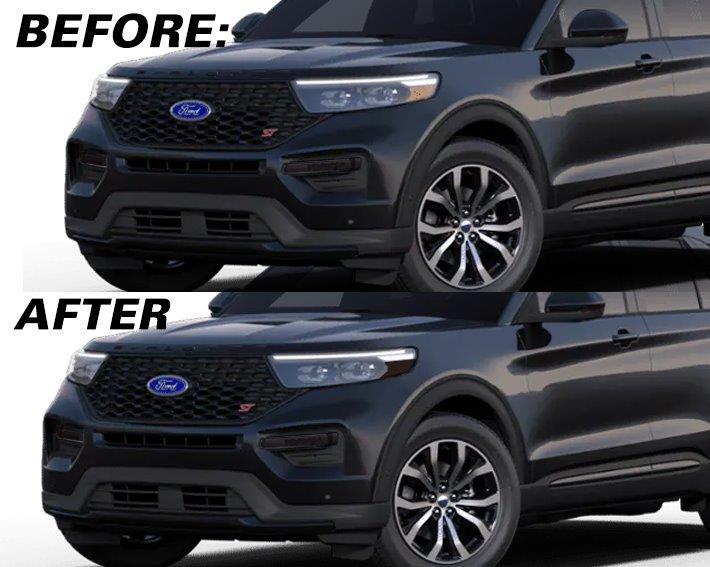 Headlight Amber Corner Lens Tint (2020-2023 Explorer)
