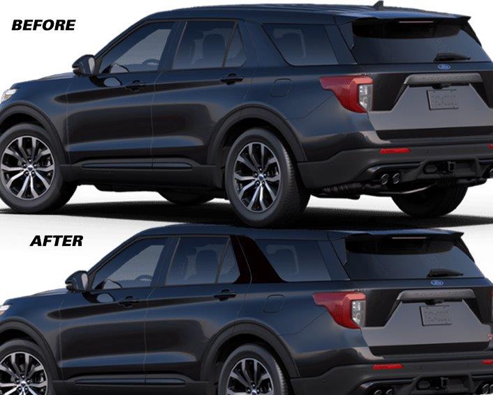 Rear Pillar Window Black Out (2020-2025 Explorer)