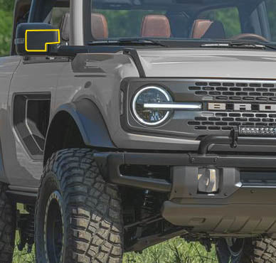 Paint Protection - Mirror Caps (2021-2023 Bronco)