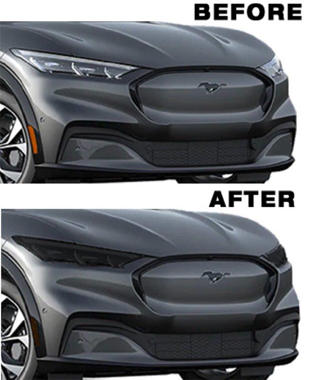 Headlight Lens Vinyl Tint (2021-2025 Mustang Mach E)