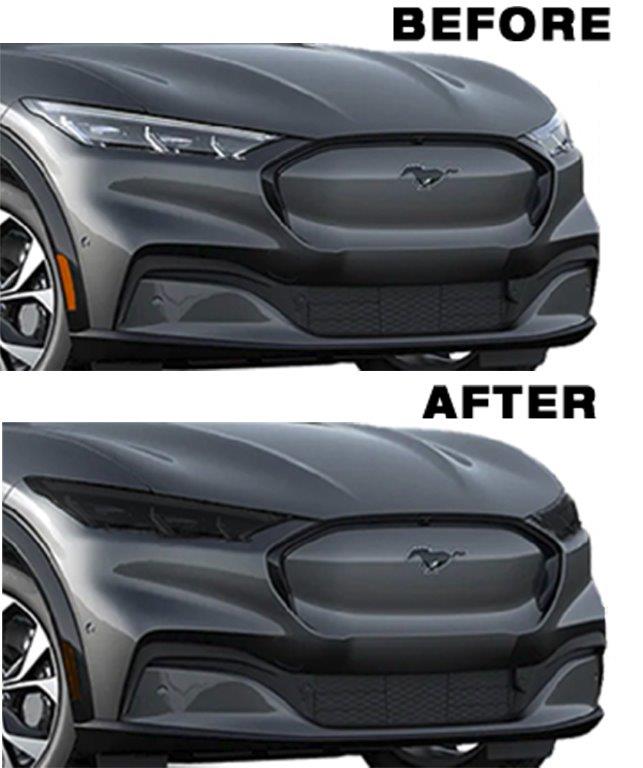 Headlight Lens Vinyl Tint (2021-2023 Mustang Mach E)