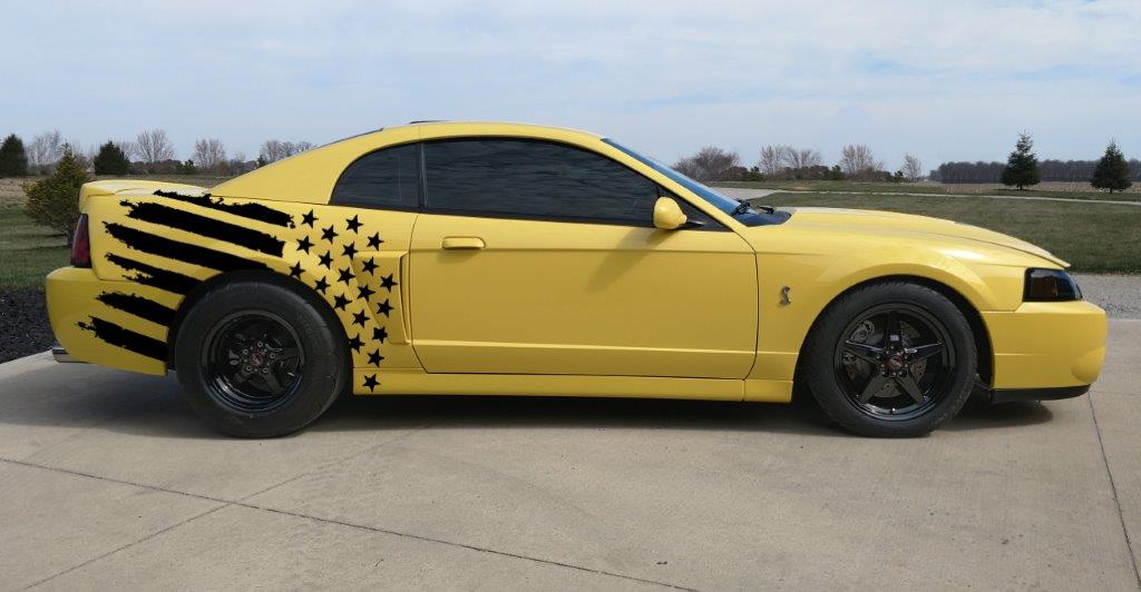 Stars & Bars Body Graphics (1999-2004 Mustang)