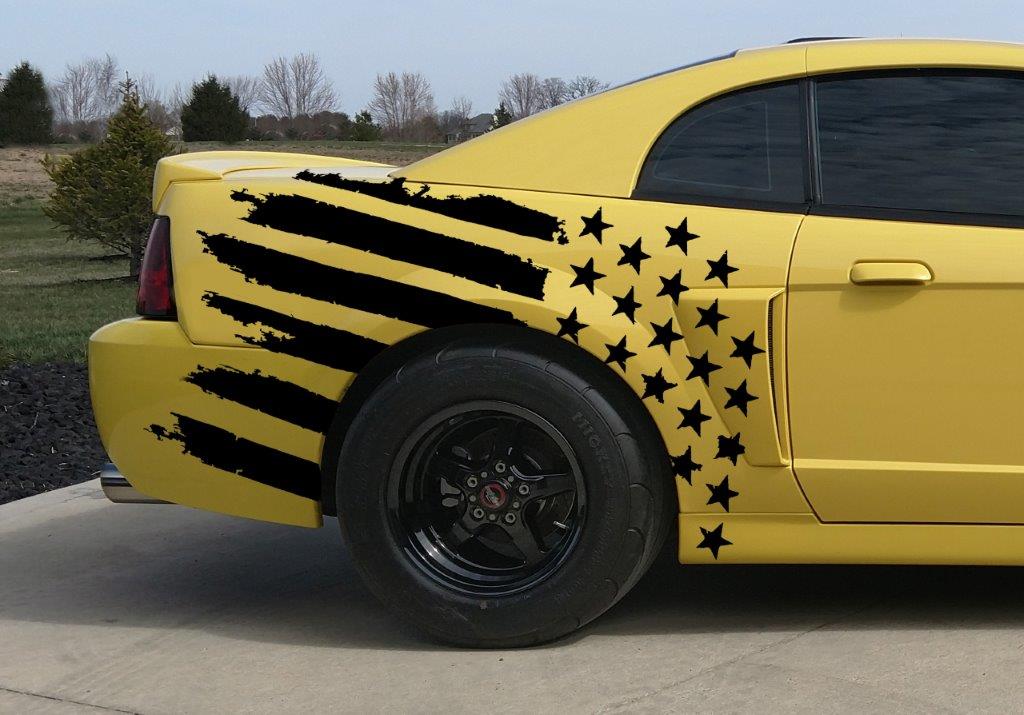 Stars & Bars Body Graphics (1999-2004 Mustang)