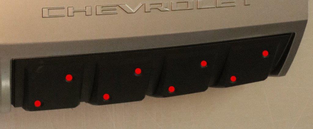 Engine Cover Accents - Black Portion (2010-2015 Camaro)
