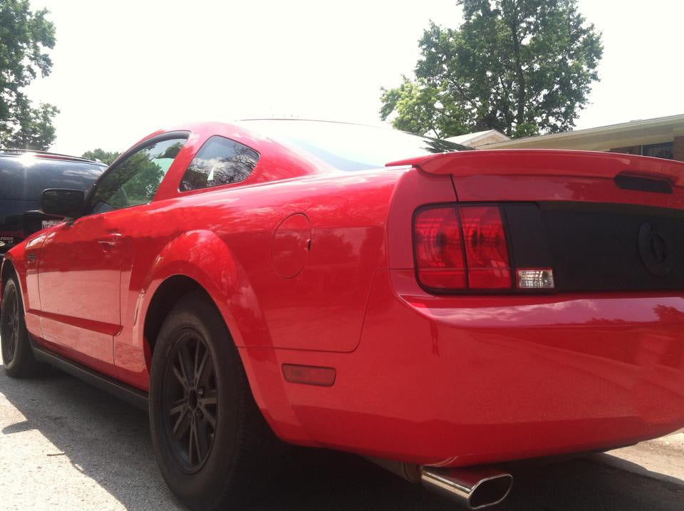 Trunk Center 3 Piece Black Out Kit (2005-2009 Mustang)