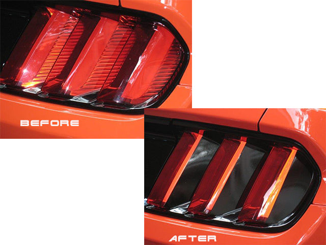 Tail Light Lens Vinyl Black Out Panels (2015-2017 Mustang)