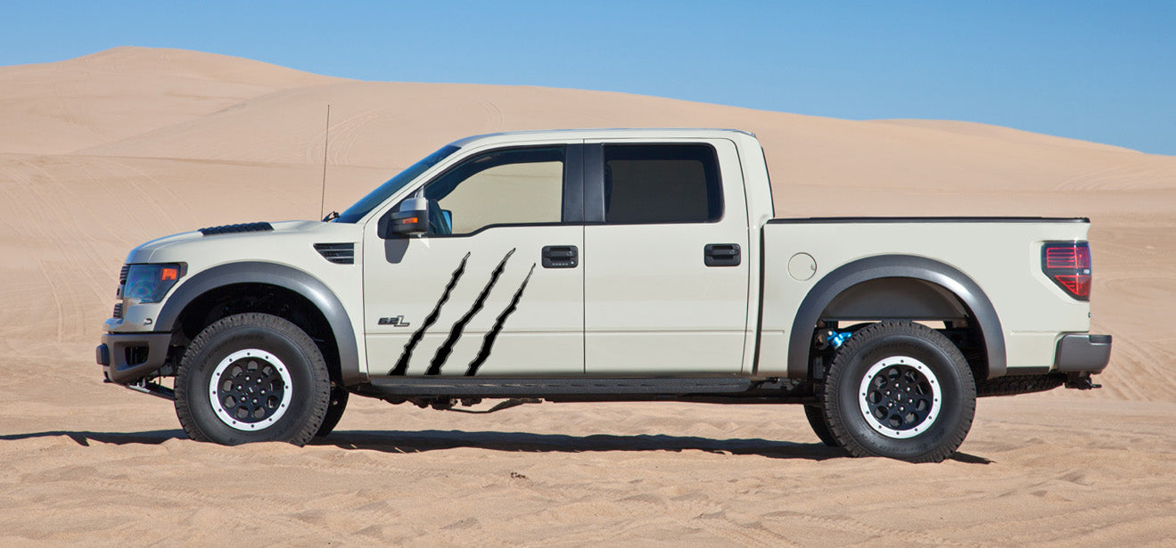 Large Battle Scar Decals (2010-2014 Raptor)