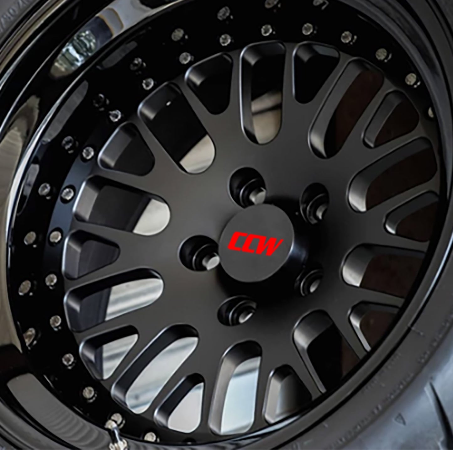 CCW Wheel Center Cap Decal Inserts