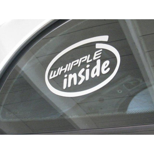 Whipple Inside Cursive Decal