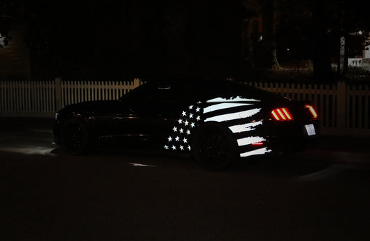 Reflective Stars & Bars Body Graphics (2015-2023 Mustang)