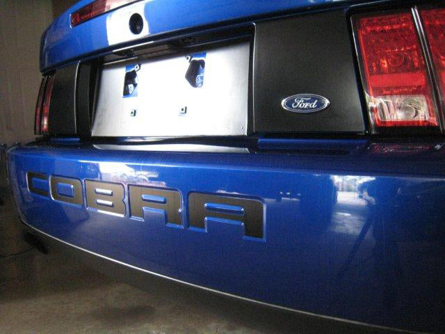 Trunk Center 3 Piece Black Out Kit (1999-2004 Mustang)