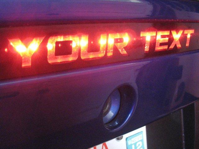 3RD Brake Light Lens Vinyl Overlay (1994-1998 Mustang)