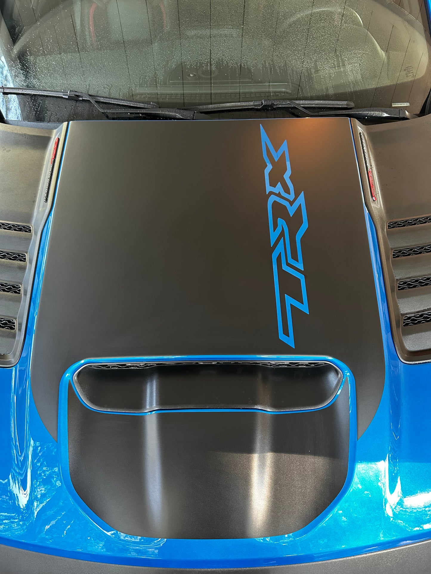 Combo TRX Text Large Hood Graphic & Small Center Graphic (2021-2024 Ram TRX)