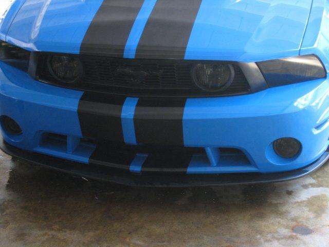 Fog Light Lens Vinyl Tint (2005-2012 Mustang Roush)