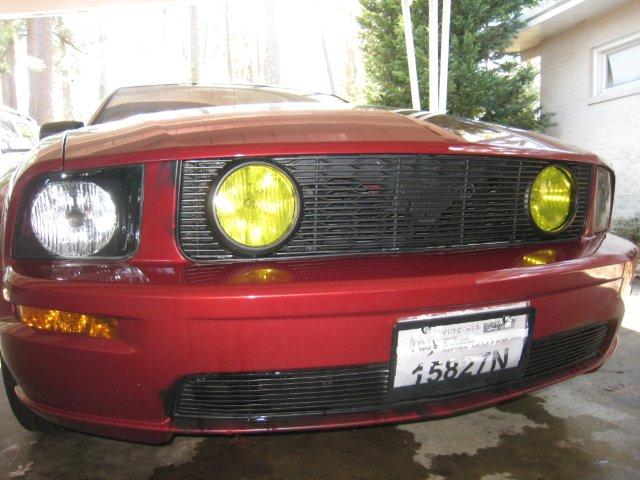 Fog Light Lens Colored Vinyl Tint (2005-2012 Mustang GT)