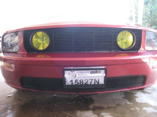 Fog Light Lens Colored Vinyl Tint (2005-2012 Mustang GT)