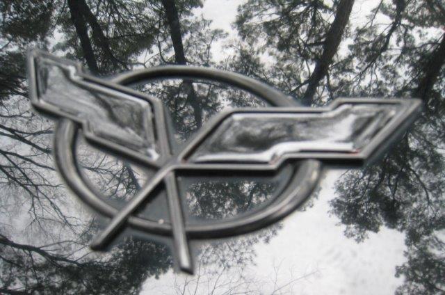 Emblem Black Out Decals (1997-2004 Corvette)