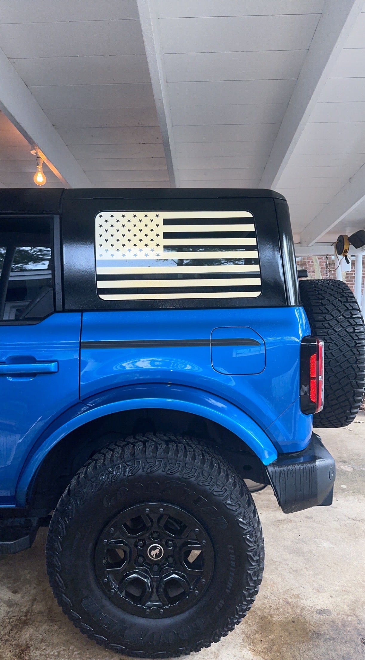 Quarter Window American Flag (2021-2023 Bronco)