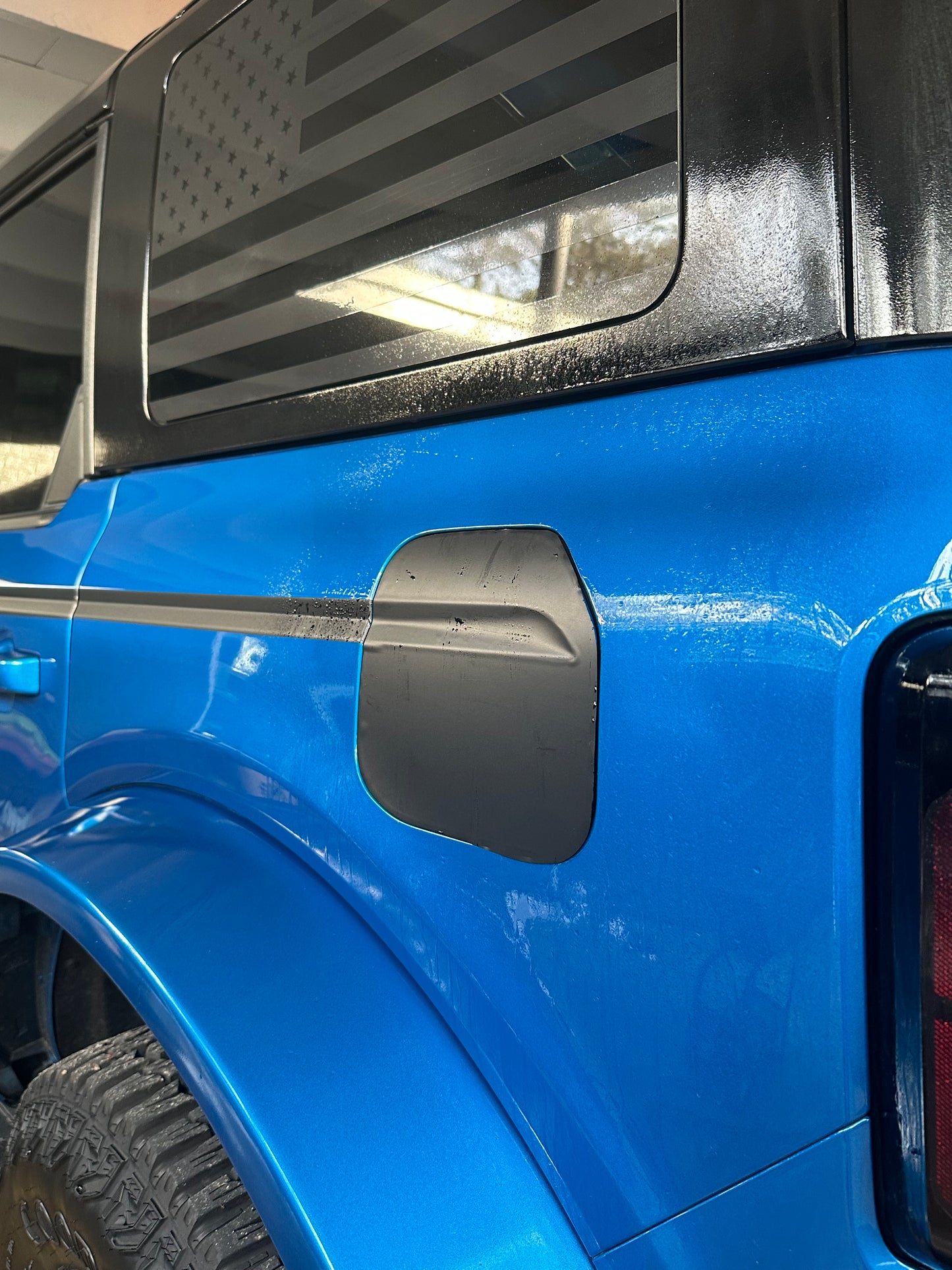 Gas Door Vinyl Overlay (2021-2023 Bronco)