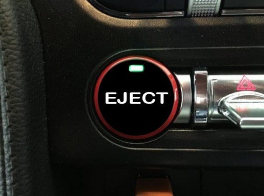 Push Button Decal "EJECT" (2015-2023 Mustang)