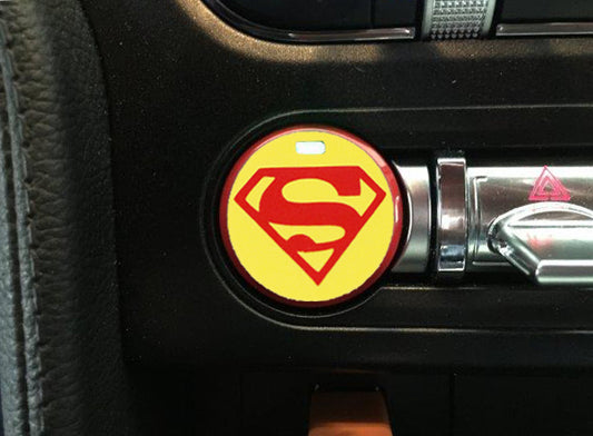 Push Button Decal "Superman" (2015-2023 Mustang)