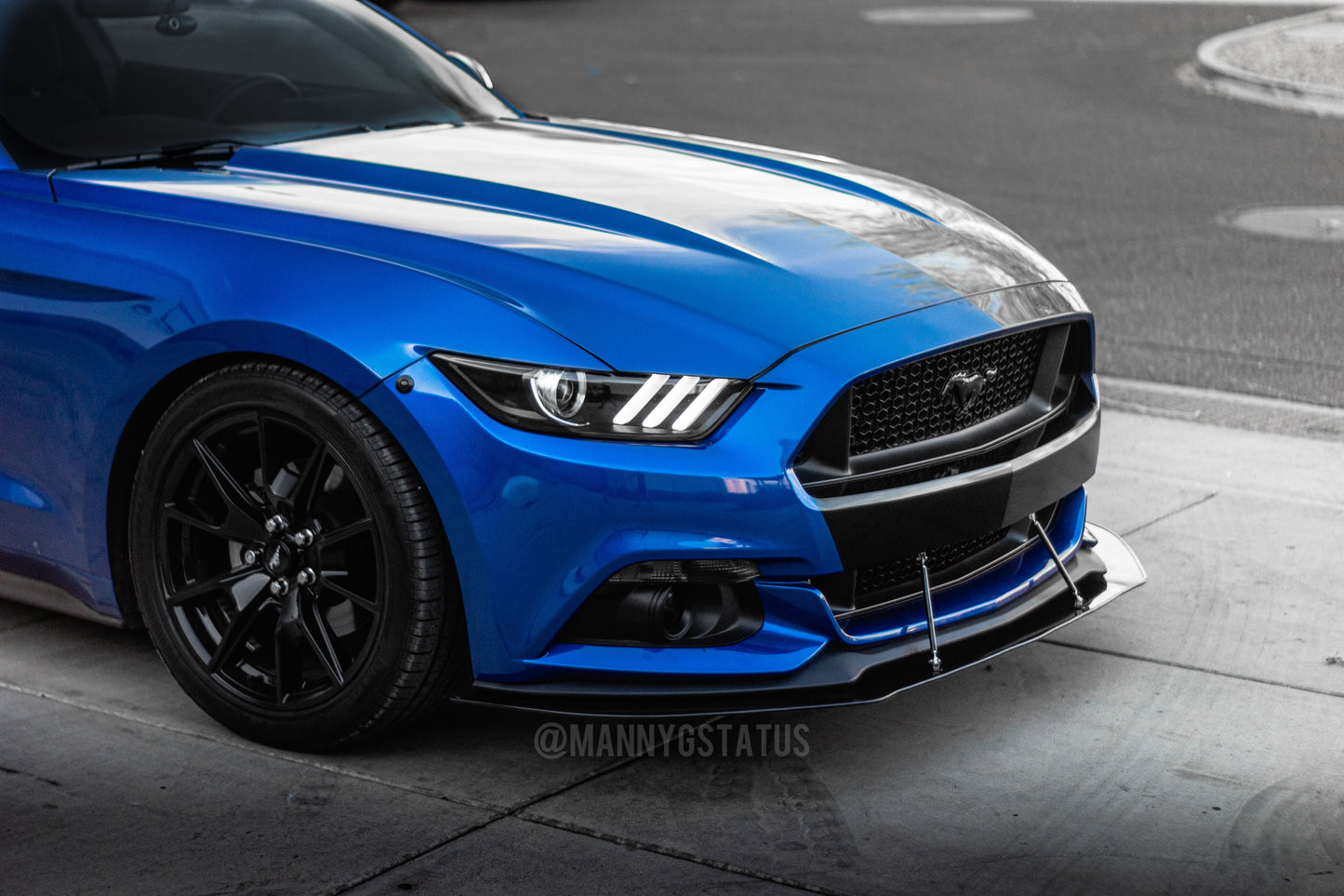 Headlight Amber Corner Lens Vinyl Tint (2015-2017 Mustang, 2016-2020 GT350, 2020-2023 GT500)