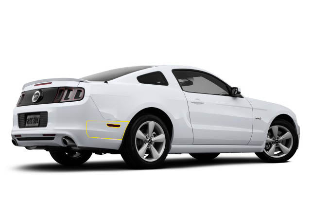 Paint Protection - Rear Quarter Panels (2010-2014 Mustang)