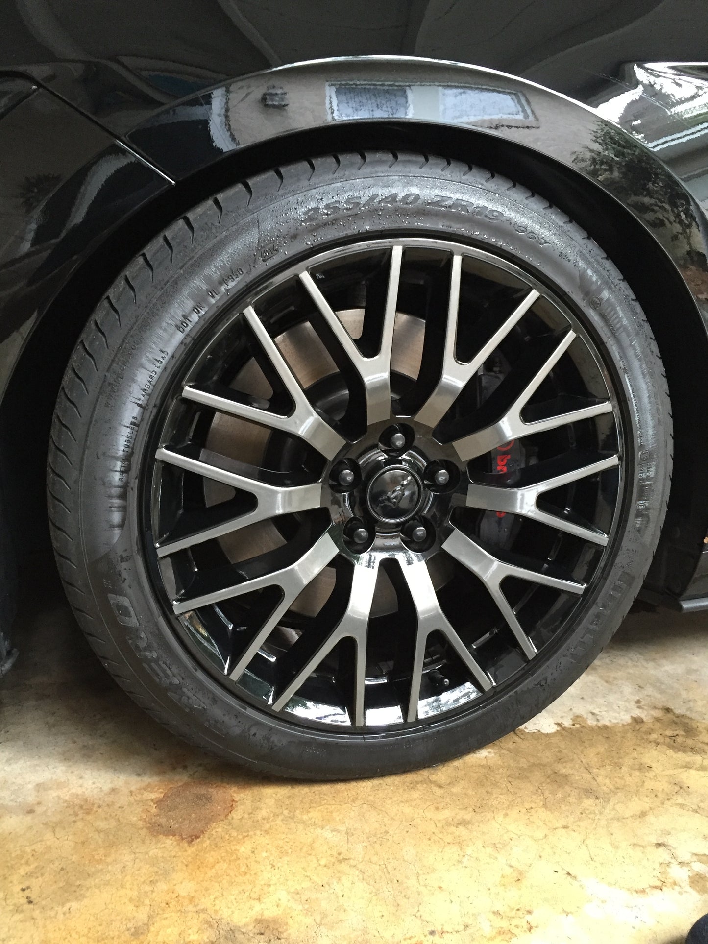 Performance Package Wheel Vinyl Insert Accents (2015-2023 Mustang)