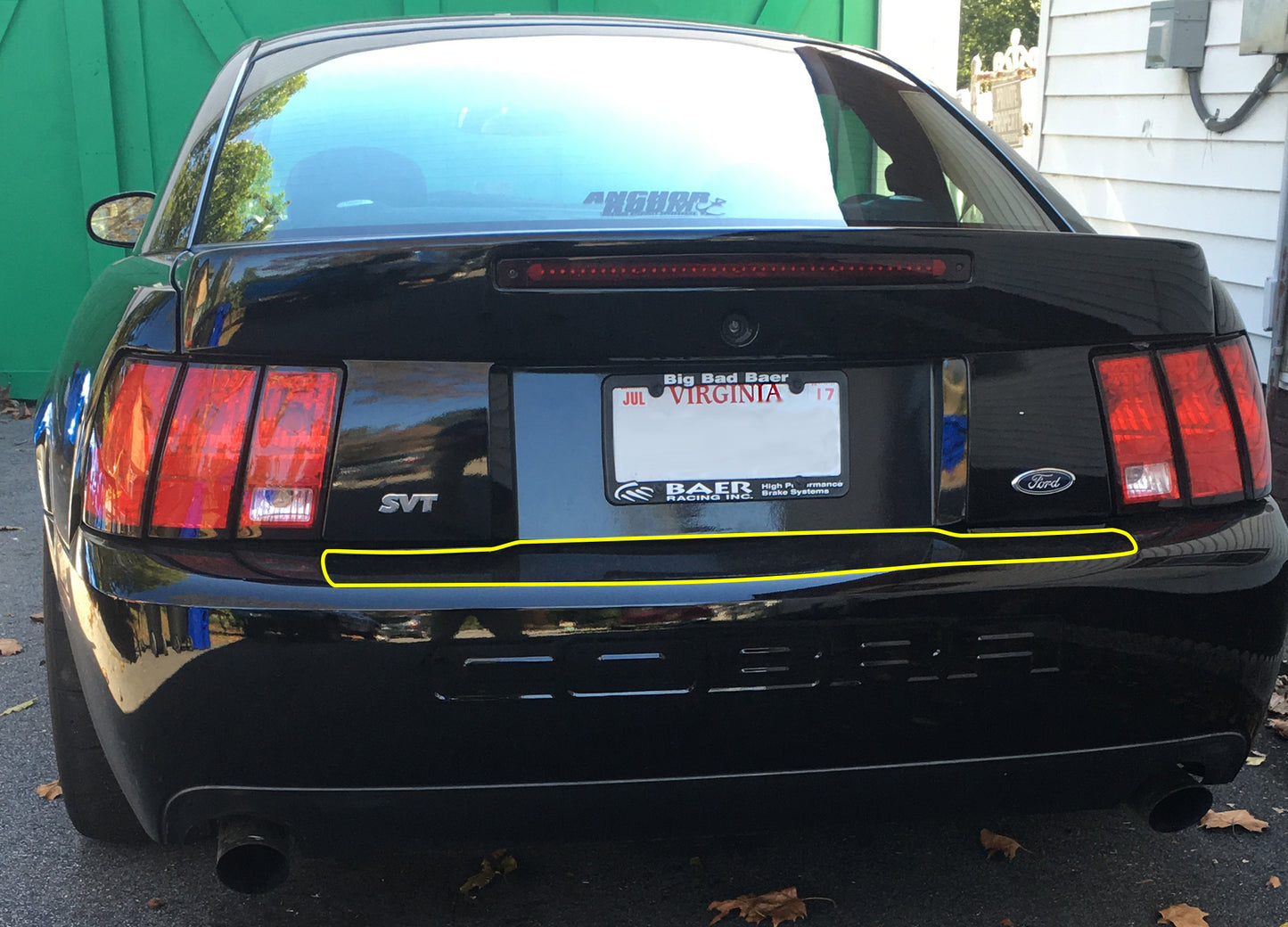 Paint Protection Vinyl - Trunk/Top Bumper (2003/2004 COBRA)