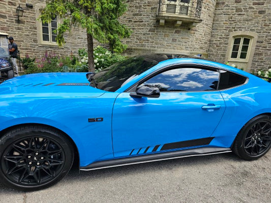 Rocker Panel Accent Step Graphics (2024+ Mustang)