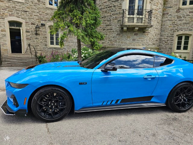 Rocker Panel Accent Step Graphics (2024+ Mustang)