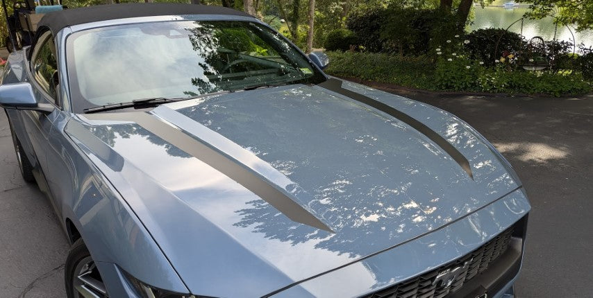 Narrow Hood Spear Graphics (2024+ Mustang)