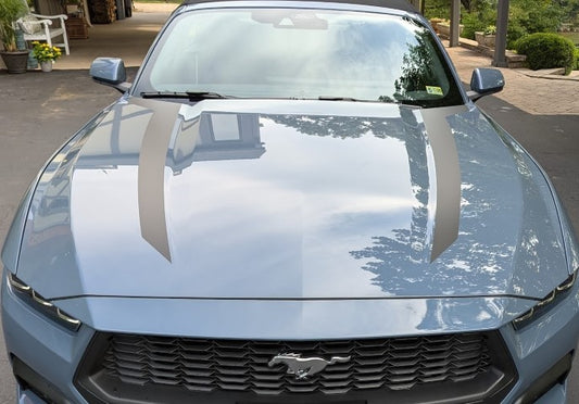 Narrow Hood Spear Graphics (2024+ Mustang)