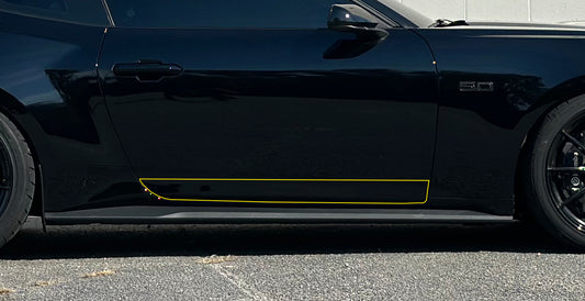 Paint Protection - Bottom Door Protection (2024+ Mustang)