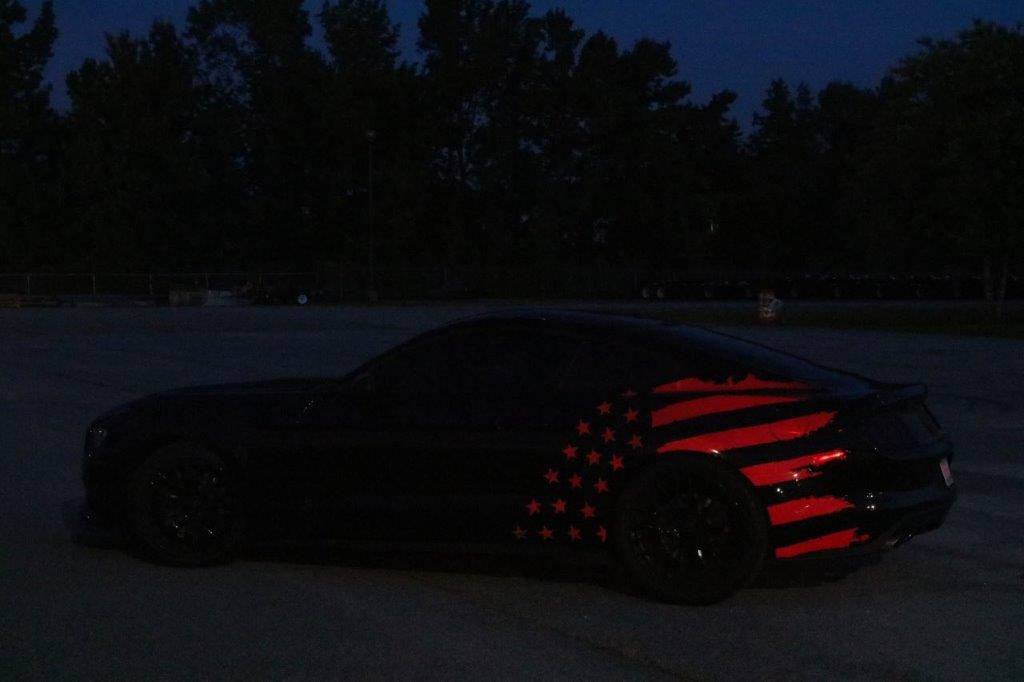 Reflective Stars & Bars Body Graphics (2015-2023 Mustang)