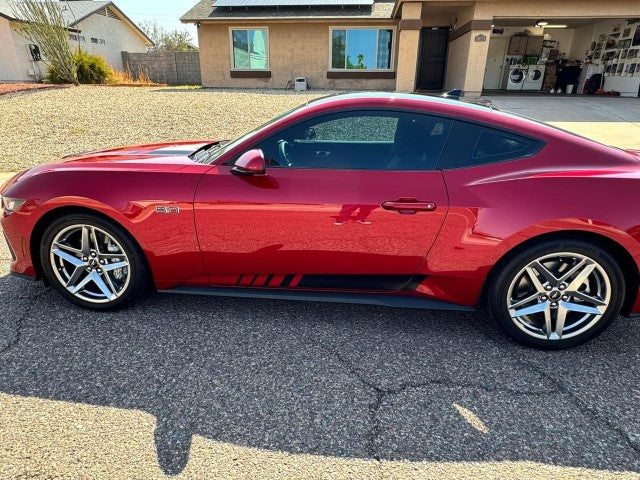 Rocker Panel Accent Step Graphics (2024+ Mustang)