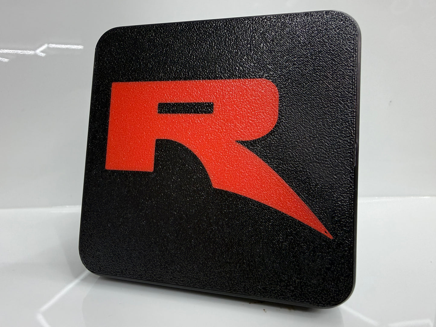 Heavy-Duty 2" Receiver Hitch Cover | UV Resistant ASA | High-Temp 3D Printed | No-Break Locking Tab | Trailer Hitch Plug