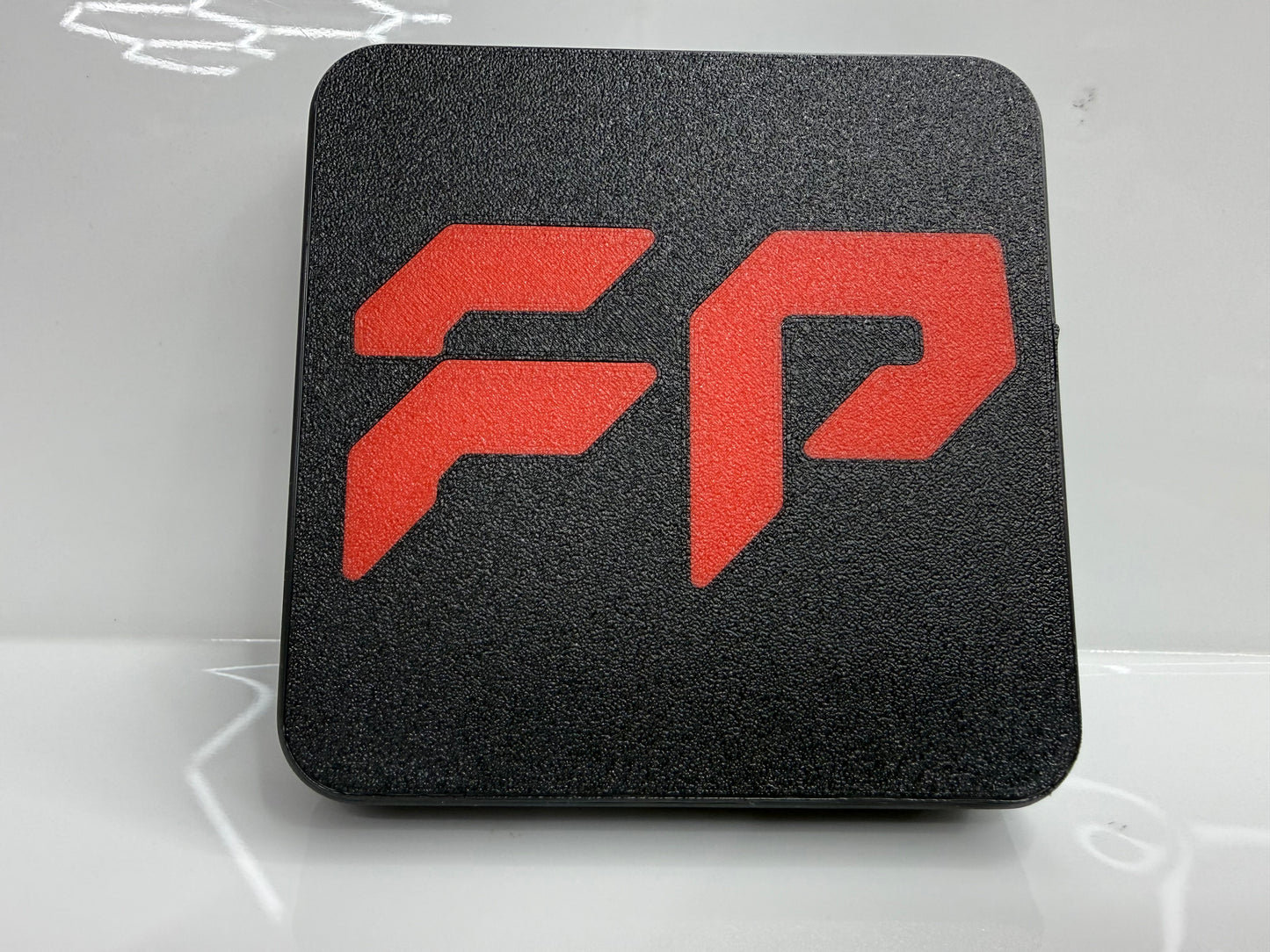 Heavy-Duty 2" Receiver Hitch Cover | UV Resistant ASA | High-Temp 3D Printed | No-Break Locking Tab | Trailer Hitch Plug