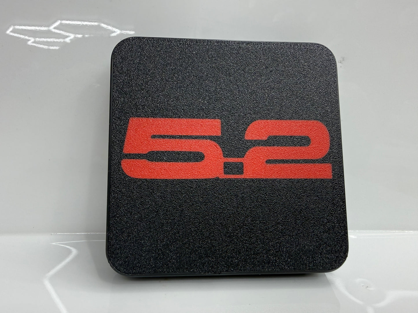 Heavy-Duty 2" Receiver Hitch Cover | UV Resistant ASA | High-Temp 3D Printed | No-Break Locking Tab | Trailer Hitch Plug