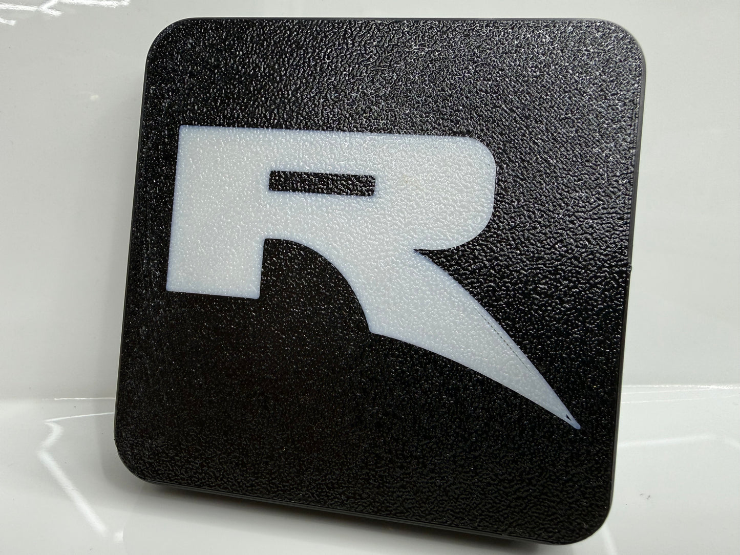 Heavy-Duty 2" Receiver Hitch Cover | UV Resistant ASA | High-Temp 3D Printed | No-Break Locking Tab | Trailer Hitch Plug