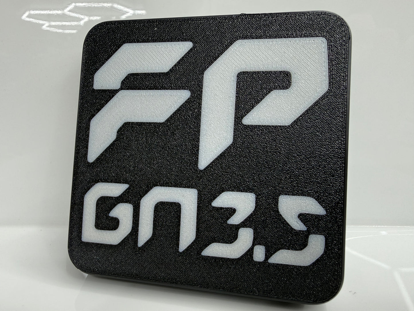 Heavy-Duty 2" Receiver Hitch Cover | UV Resistant ASA | High-Temp 3D Printed | No-Break Locking Tab | Trailer Hitch Plug