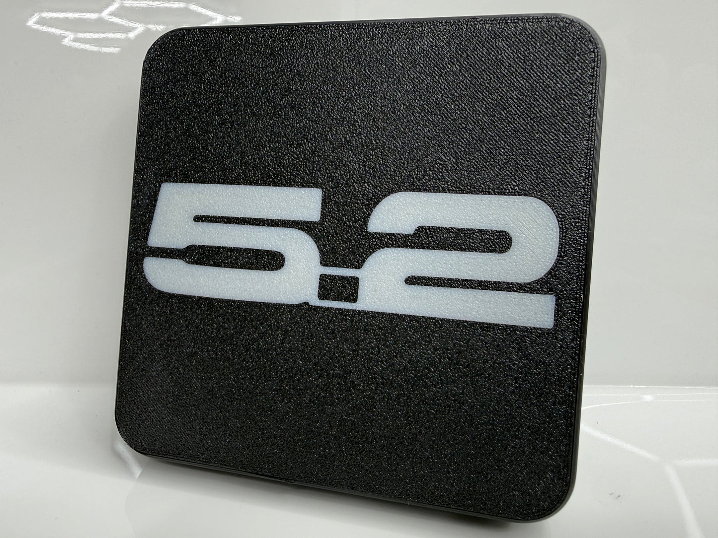 Heavy-Duty 2" Receiver Hitch Cover | UV Resistant ASA | High-Temp 3D Printed | No-Break Locking Tab | Trailer Hitch Plug