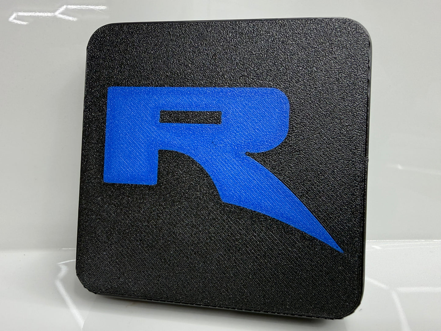 Heavy-Duty 2" Receiver Hitch Cover | UV Resistant ASA | High-Temp 3D Printed | No-Break Locking Tab | Trailer Hitch Plug