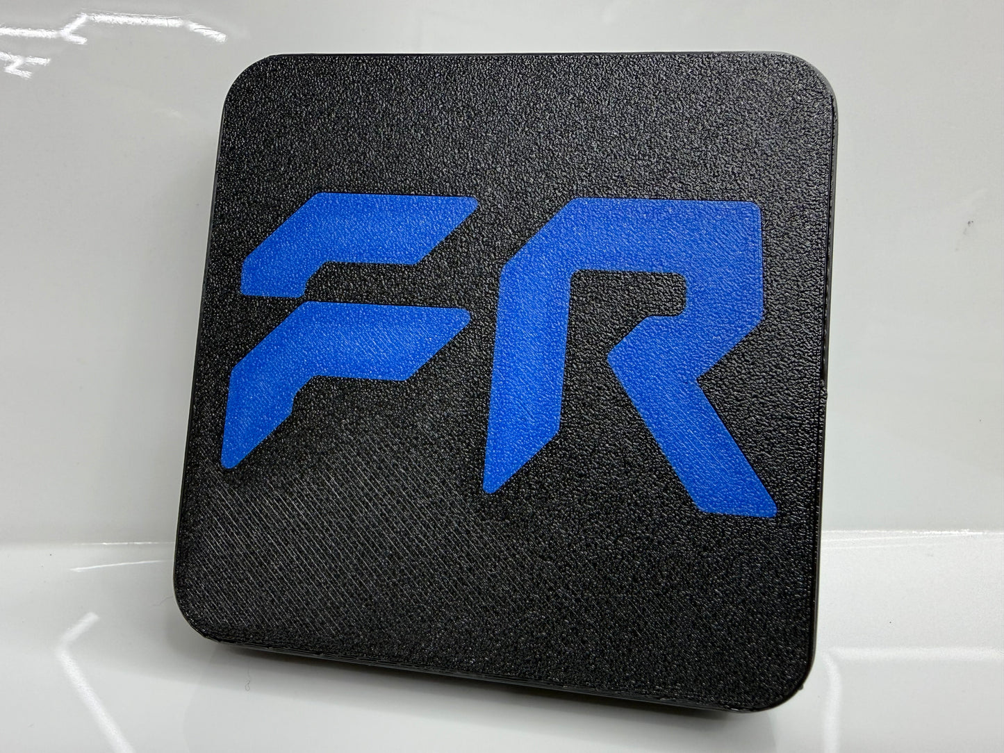 Heavy-Duty 2" Receiver Hitch Cover | UV Resistant ASA | High-Temp 3D Printed | No-Break Locking Tab | Trailer Hitch Plug