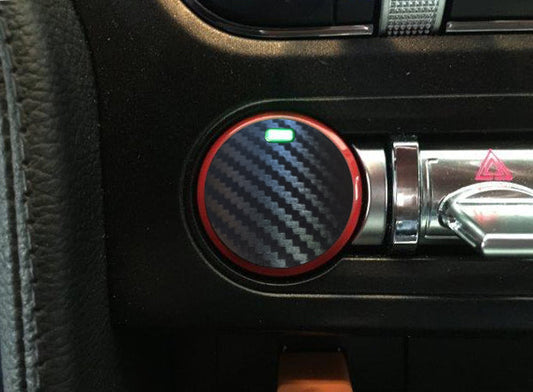 Push Button Decal Solid Color (2015-2017 Mustang)